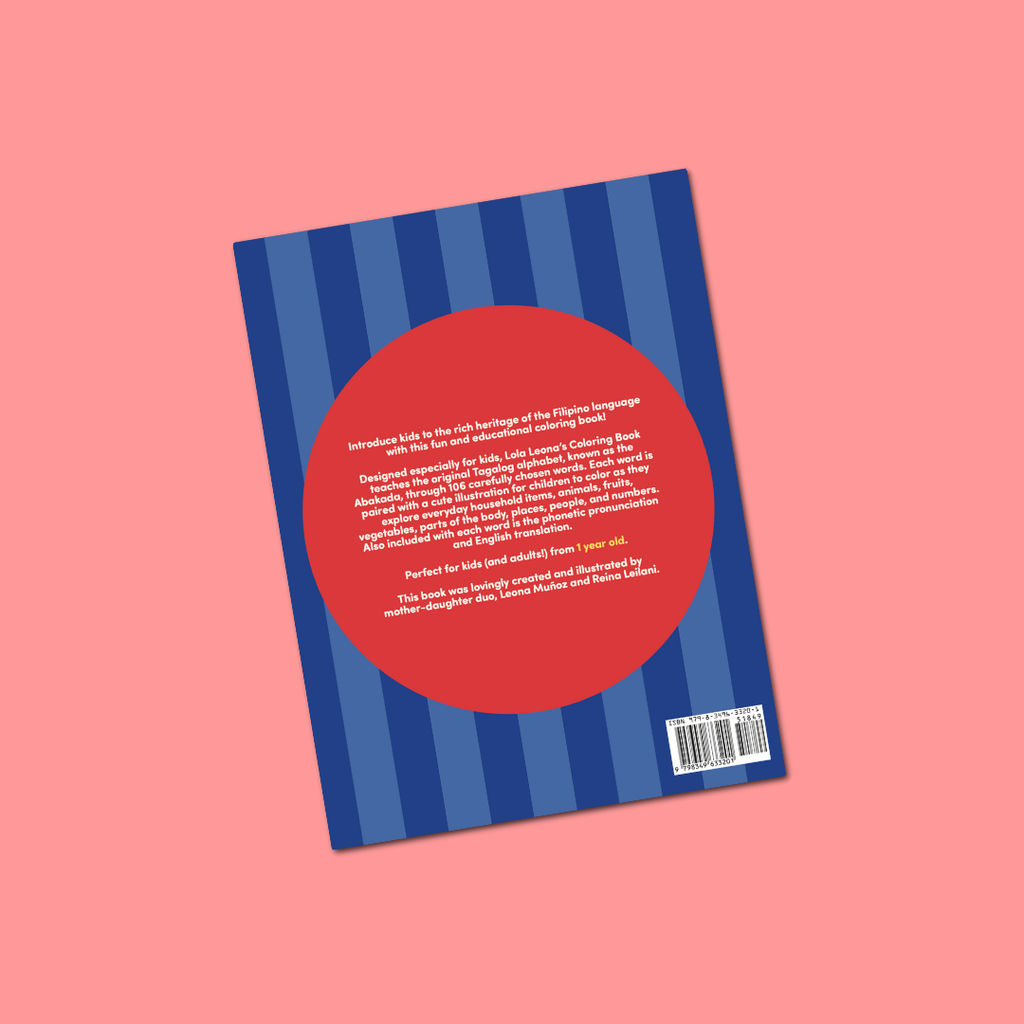 Pre-Order: Lola Leona's ABAKADA Coloring Book