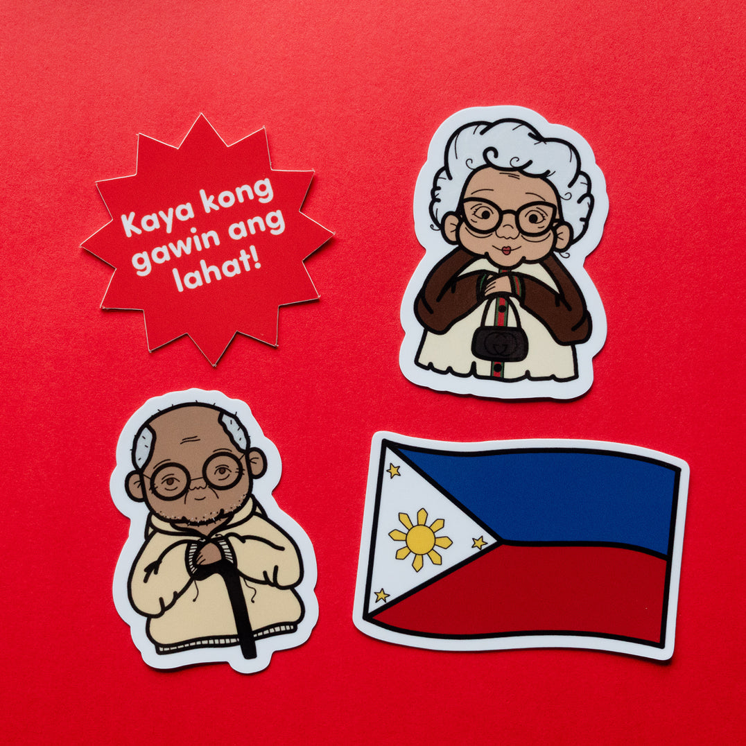 Filipino flag stickers
